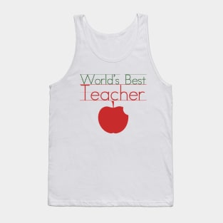 World's Best Teacher Tank Top